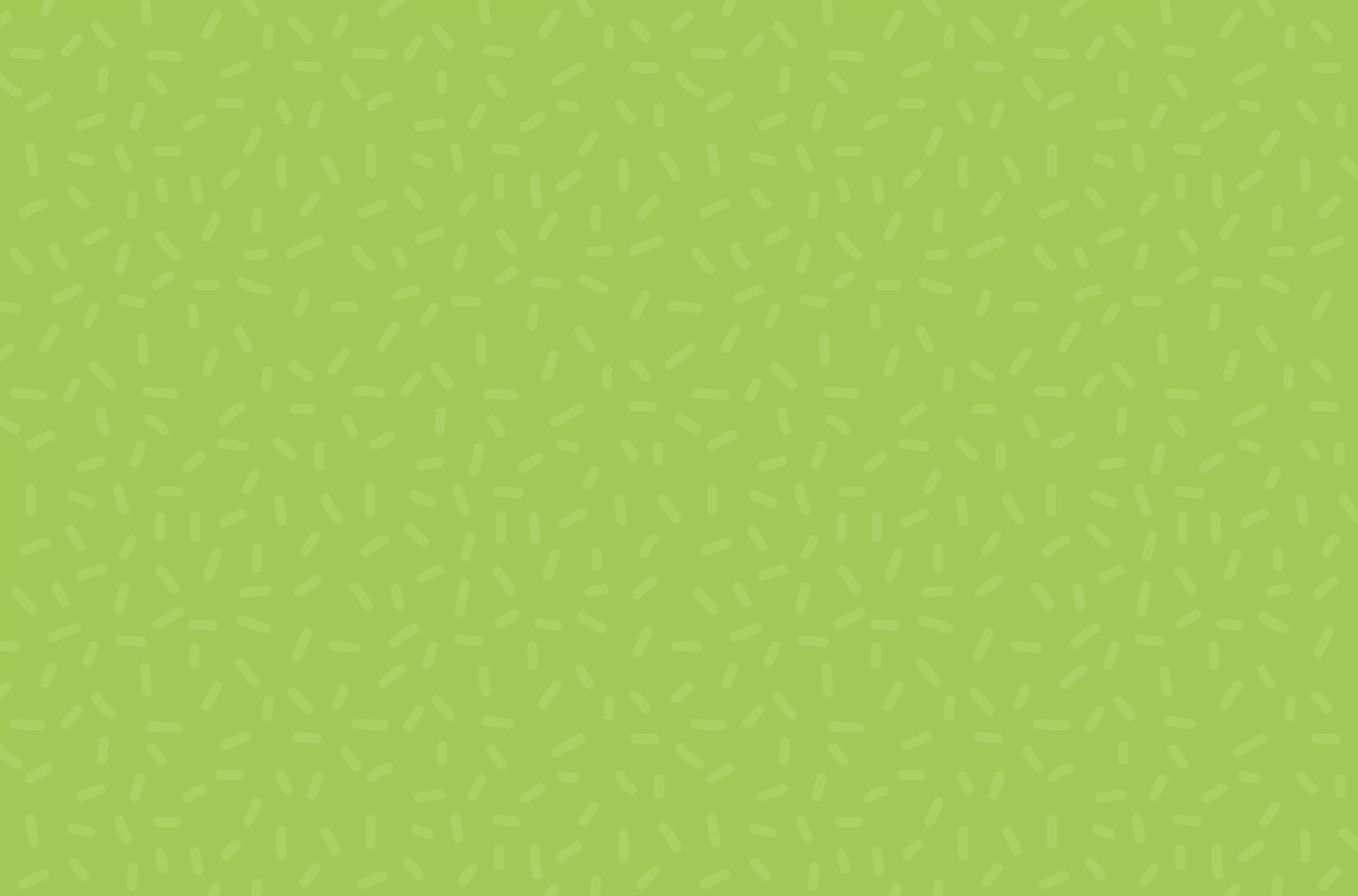 green background with sprinkles